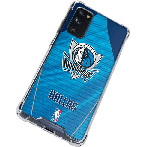 NBA Dallas Mavericks Jersey Galaxy S20 FE Clear Case